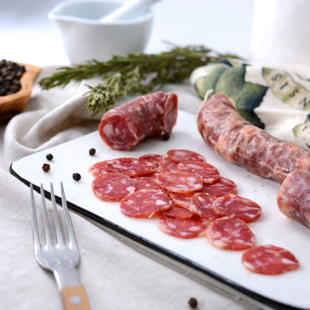 Artisanal spicy salami