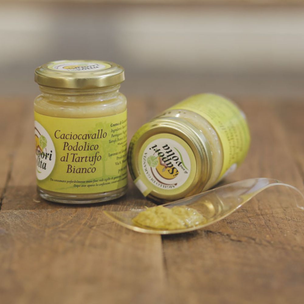 I sapori di una volta - Crema di Caciocavallo Podolico al Tartufo Bianco - CREME