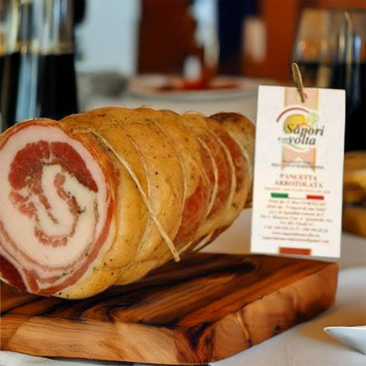 Pancetta Arrotolata artigianale dell'Irpinia